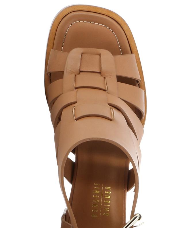 Jackson 85 smooth leather block heel sandals BONGENIE GRIEDER