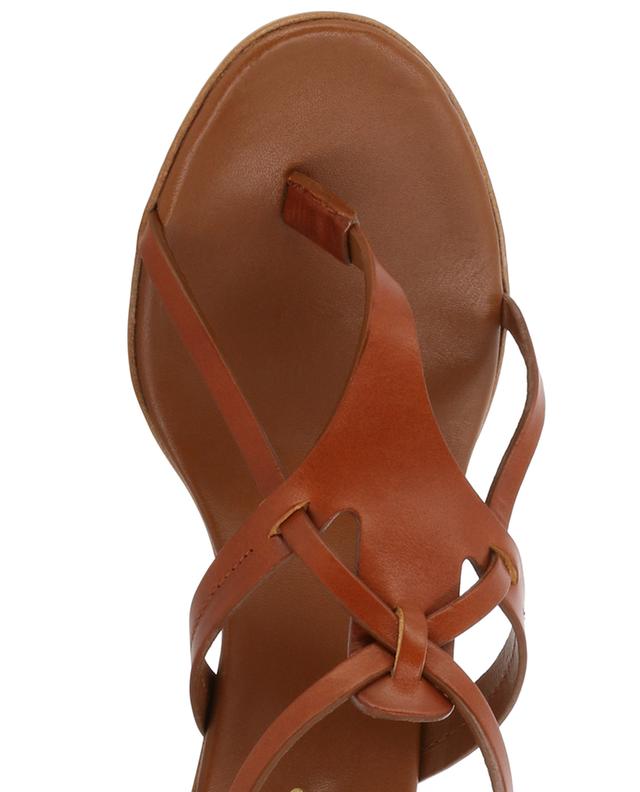 Leather heeled sandals VANESSA BRUNO