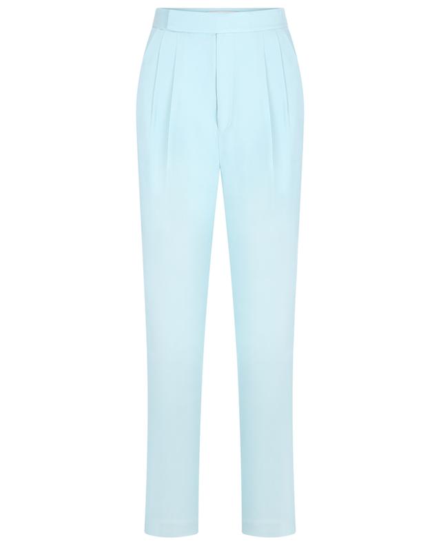 Wool and silk blend high-rise tailored trousers ROLAND MOURET