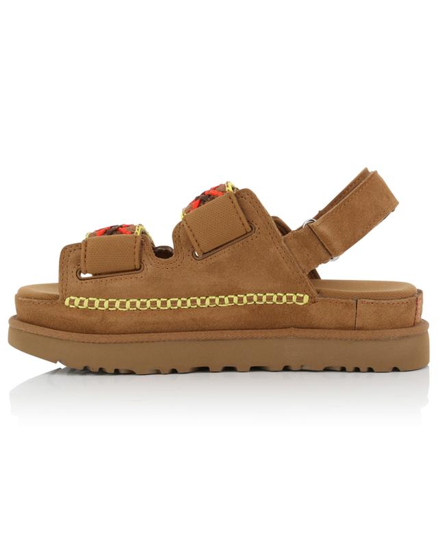 Goldenstar Heritage Braid suede and fabric sandals UGG