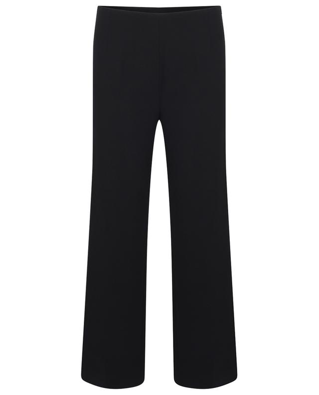 Clean Wide cropped wide-leg crepe trousers TOTEME
