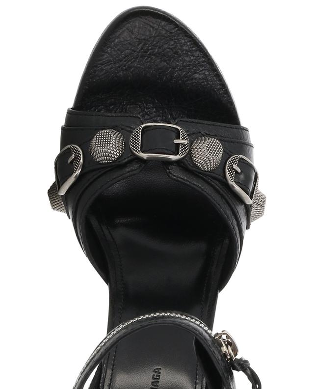 Cagole 110 arena leather heeled sandals BALENCIAGA