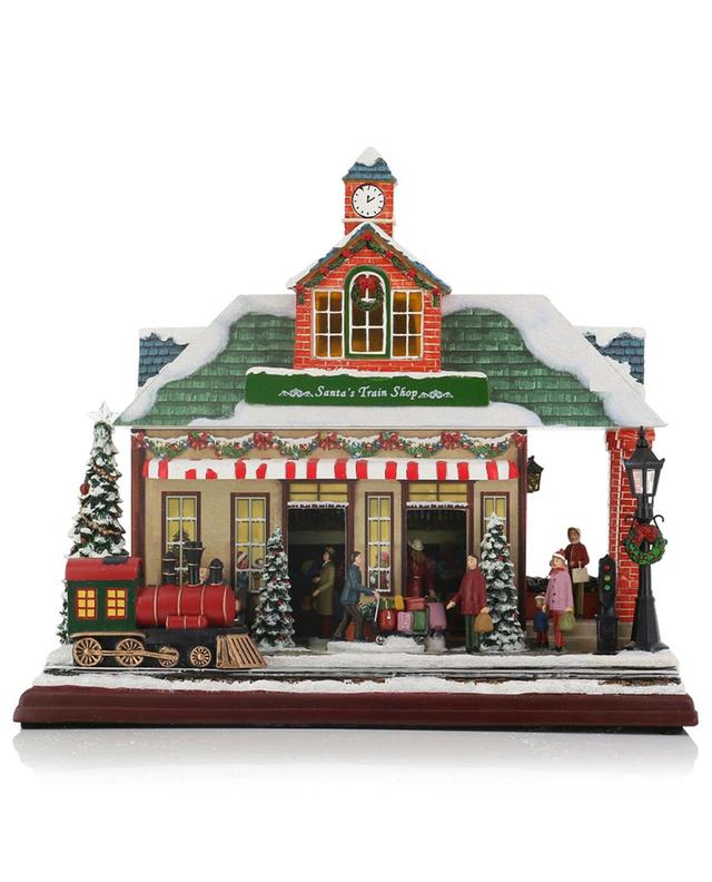 Santa&#039;s Train Shop Christmas train station GOODWILL