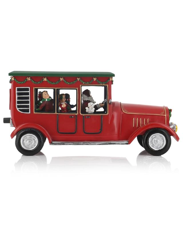 Santa in Car music box with LED GOODWILL