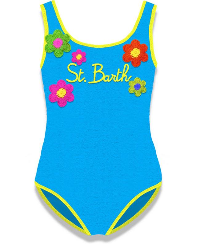 Cara String Terry girls&#039; cotton-blend swimsuit MC2 SAINT BARTH