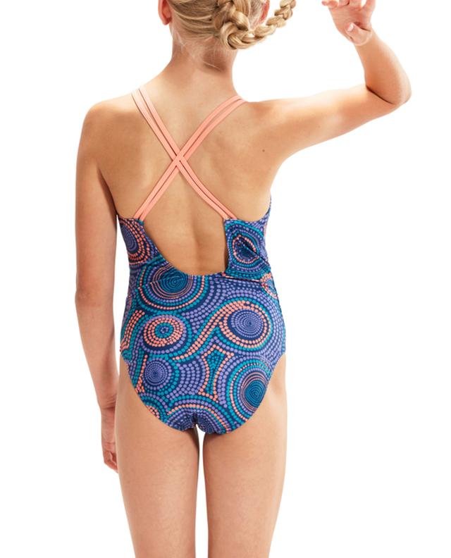 Twinstrap printed girl&#039;s swimsuit SPEEDO