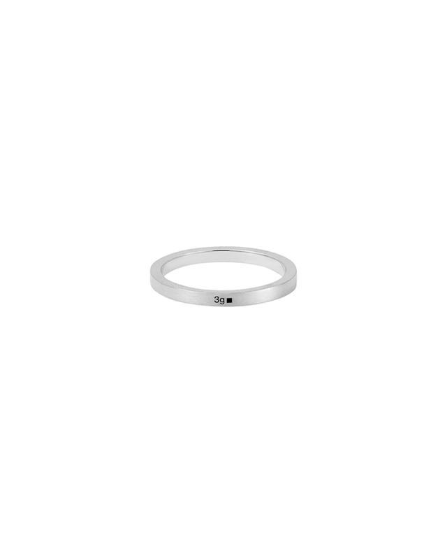 Ruban La 3g brushed silver ring LE GRAMME