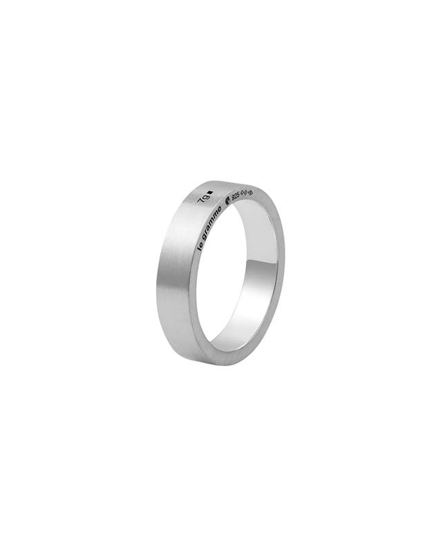 Ruban La 7g brushed silver ring LE GRAMME