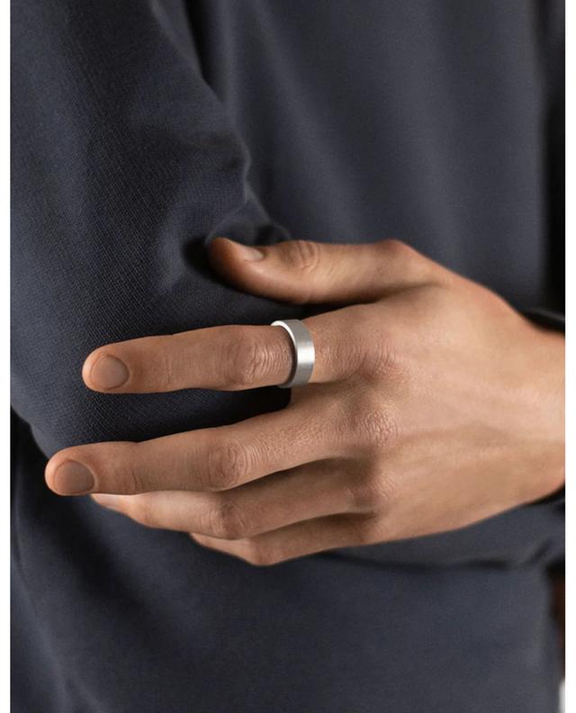 Ruban La 9g brushed silver ring LE GRAMME