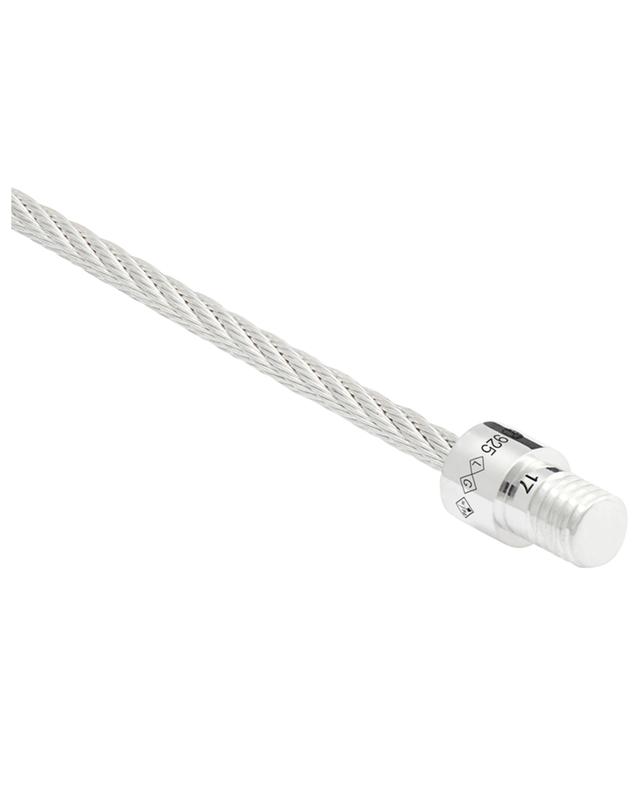 Câble Le 9g polished silver cable bracelet LE GRAMME