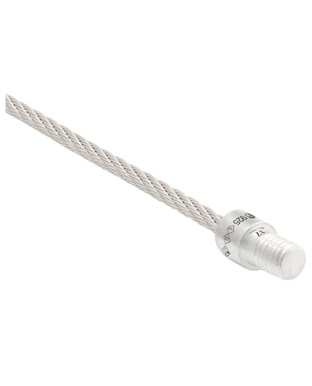 Câble Le 9g brushed silver cable bracelet LE GRAMME