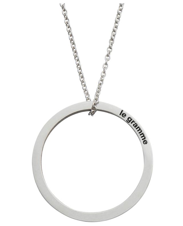 Rond 2.1 g polished silver necklace LE GRAMME