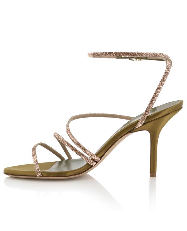 Fannia 90 satin and crystal heeled sandals MARIA LUCA