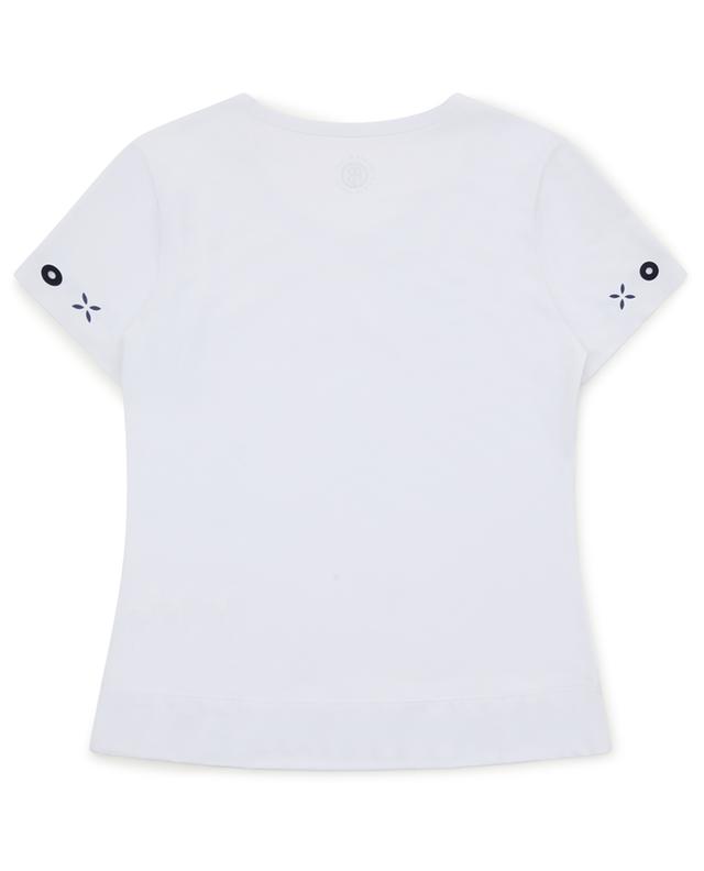 Girls&#039; short-sleeved sports T-shirt POIVRE BLANC