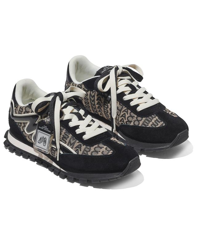 The Monogram Jogger jacquard and suede low-top sneakers MARC JACOBS