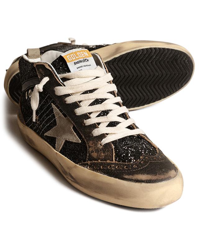 Hohe Glitter-Sneakers Mid Star Classic GOLDEN GOOSE