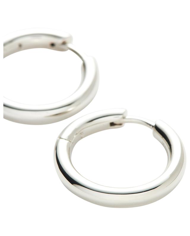 Classic Tunnel Medium silver-tone hoop earrings MISSOMA