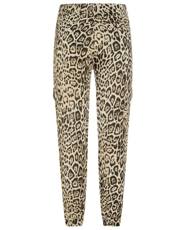 Pantalon cargo motif léopard Kathi CAMBIO
