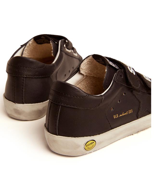 Old School low-top boy&#039;s sneakers with Velcro straps GOLDEN GOOSE