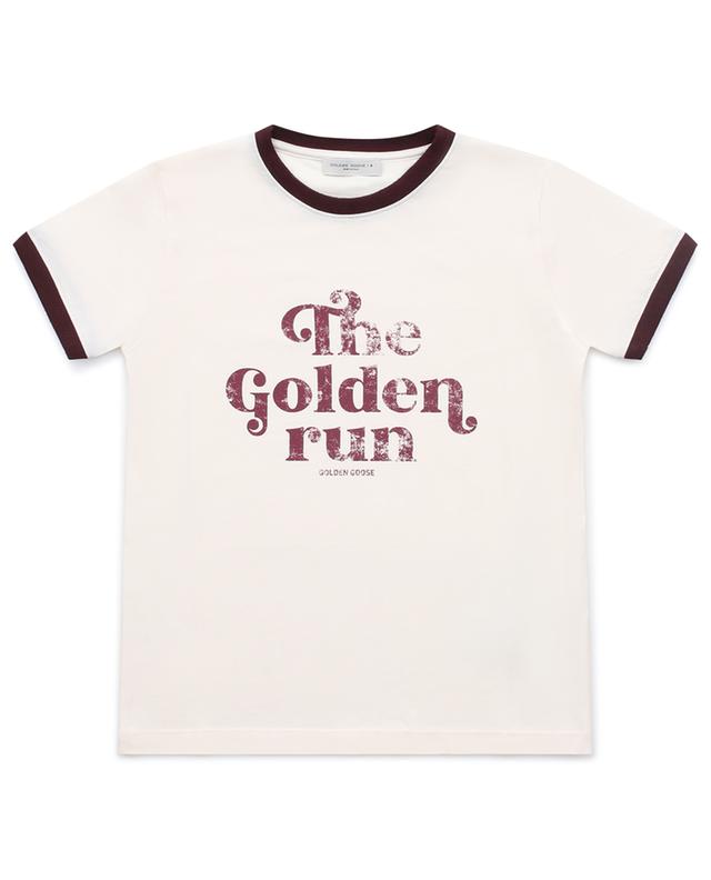 Hans short-sleeved boy&#039;s T-shirt GOLDEN GOOSE