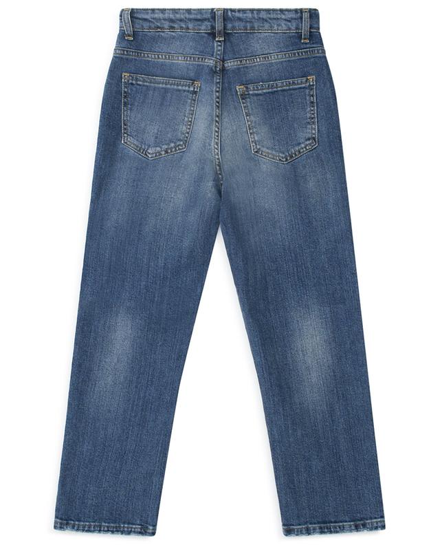 Yao Medium Wash straight-leg boy&#039;s jeans GOLDEN GOOSE