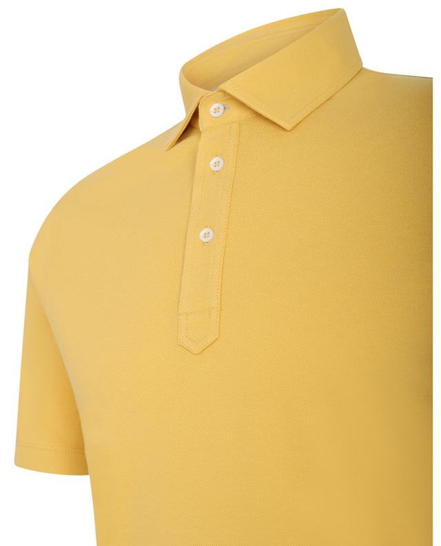 Slim-Fit-Polohemd aus Baumwollpiqué mit kurzen Ärmeln BRUNELLO CUCINELLI