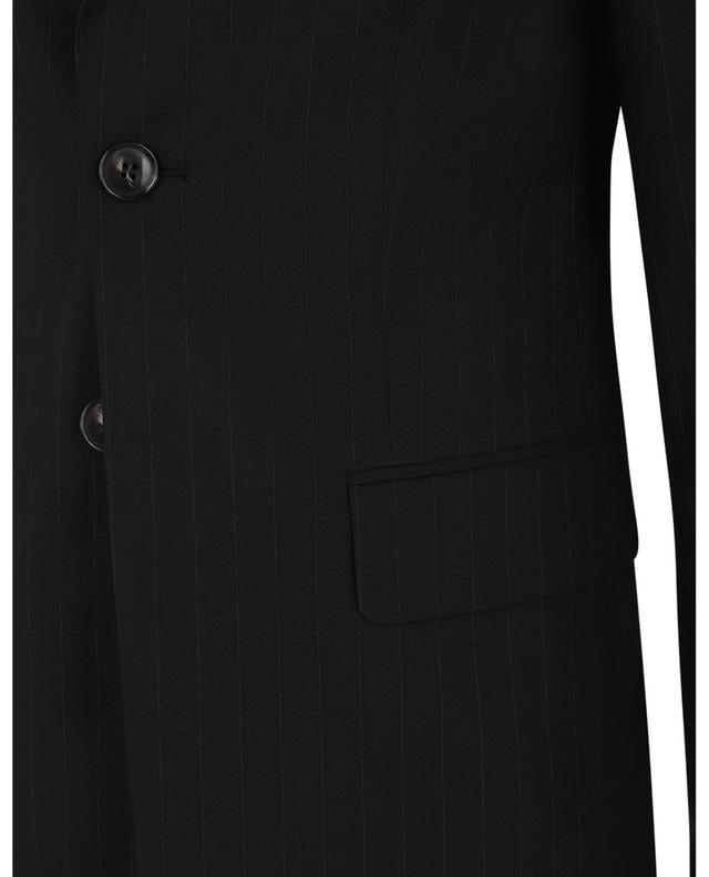 Wool blend fitted pinstripe blazer MM6