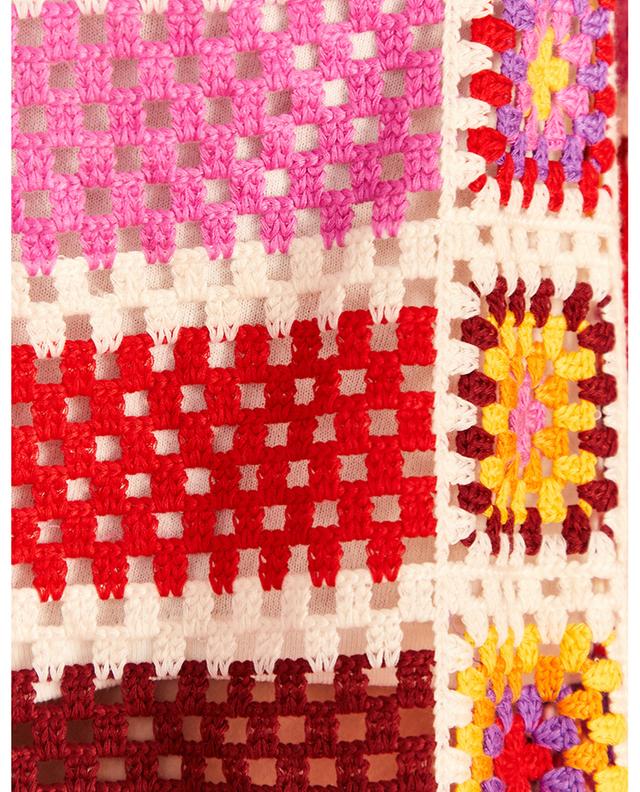Mini-Shorts mit Lochmotiv Mixed Crochet Stripes FARM RIO
