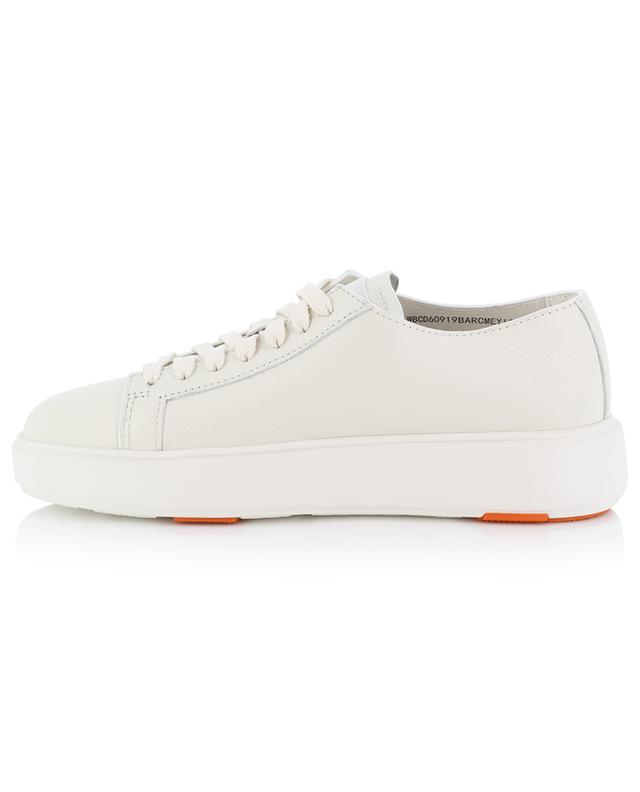 Leather lace-up low-top sneakers SANTONI