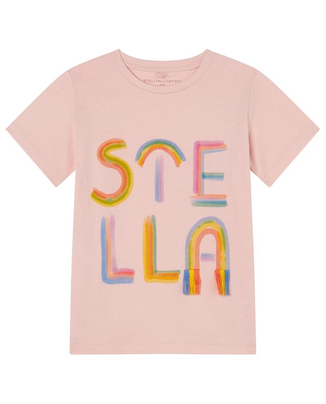 Rainbow Stella girl&#039;s short-sleeved T-shirt STELLA MCCARTNEY KIDS
