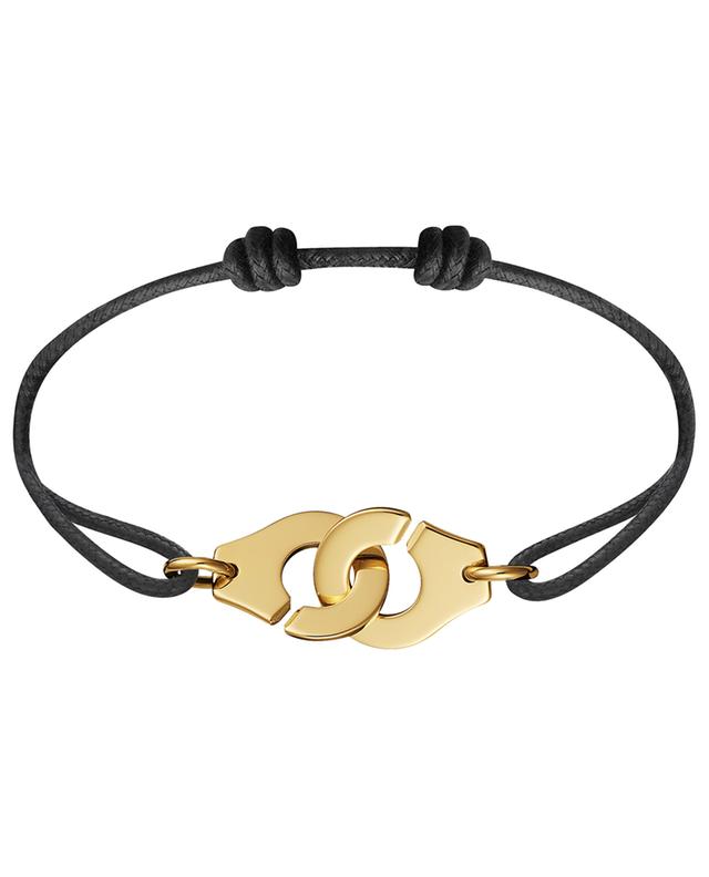 Menottes R15 cord bracelet with yellow gold details DINH VAN