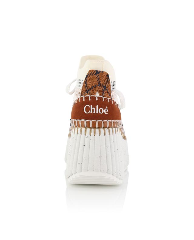 Nama high-top wedge knit sneakers CHLOE