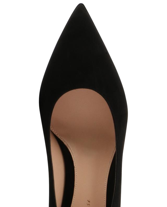 Suede pumps with small block heels 45 GIANVITO ROSSI