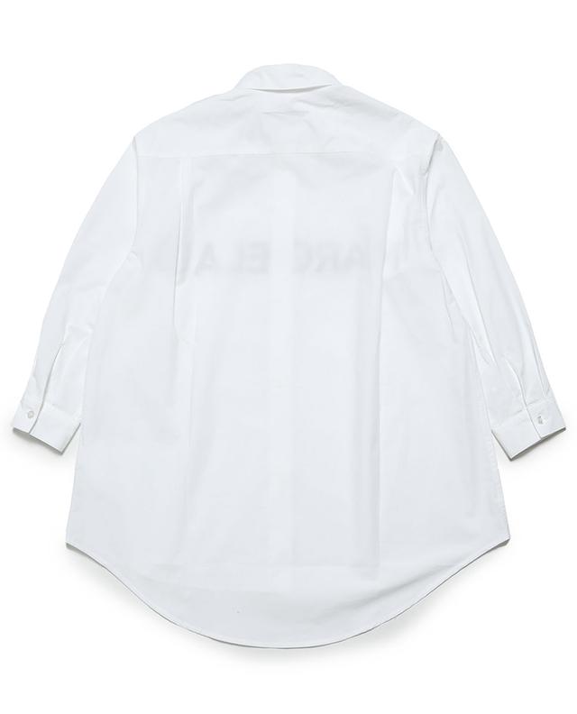 Robe chemise trapèze fille imprimée logo MARGIELA 6 MM6 KIDS