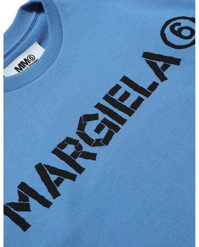 MARGIELA6 boy&#039;s oversize sweatshirt MM6 KIDS