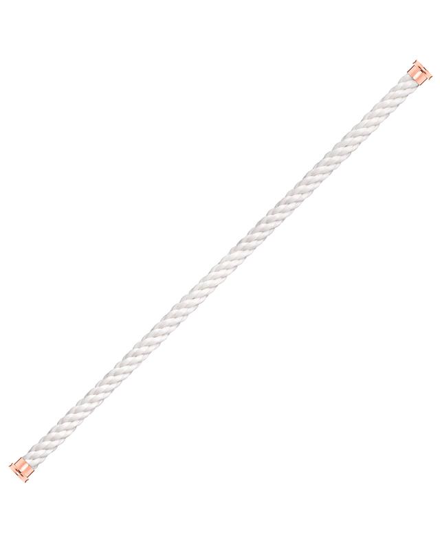 Force 10 LM bracelet cable with pink gold ends FRED PARIS
