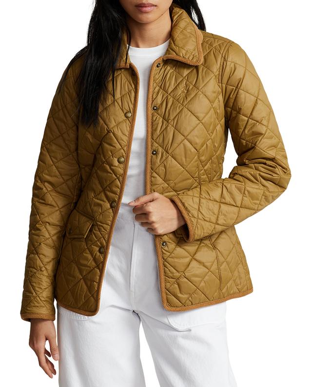 Short quilted cinched jacket POLO RALPH LAUREN