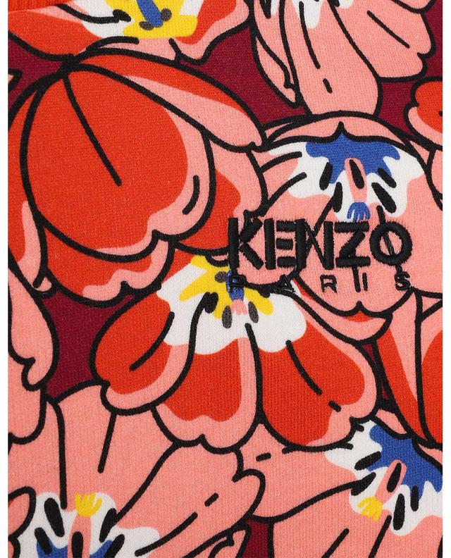 Sweat-shirt en coton fille Ikebana Cartoon Flower KENZO