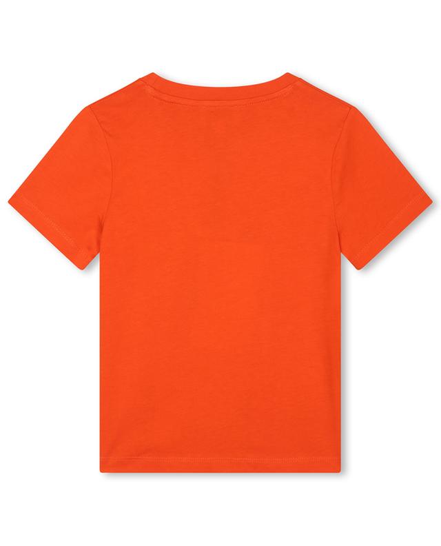 Kurzärmeliges Jungen-T-Shirt aus Baumwolle Kenzo Club Varsity Jungle KENZO