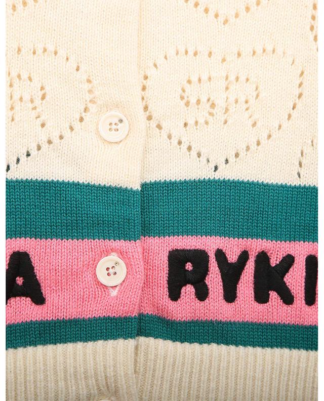 SR Coeurs girls&#039; cotton and wool cardigan SONIA RYKIEL