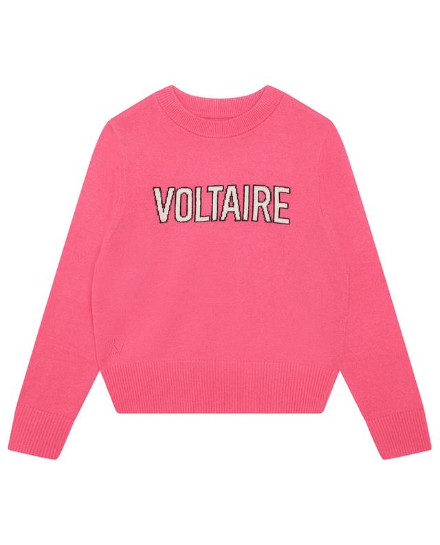 Mädchen-Sweatshirt aus Wolle und Kaschmir London Sounds ZADIG &amp; VOLTAIRE