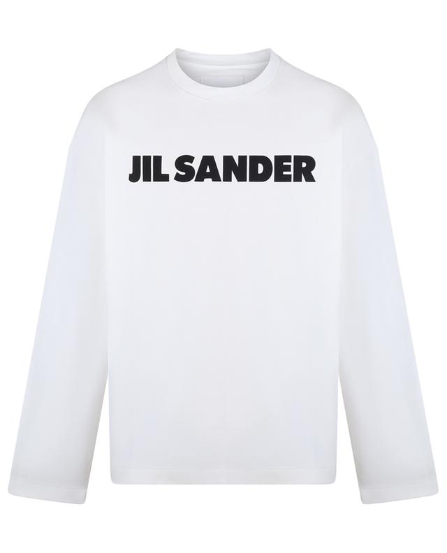 T-shirt épais oversize à manches longues imprimé logo JIL SANDER