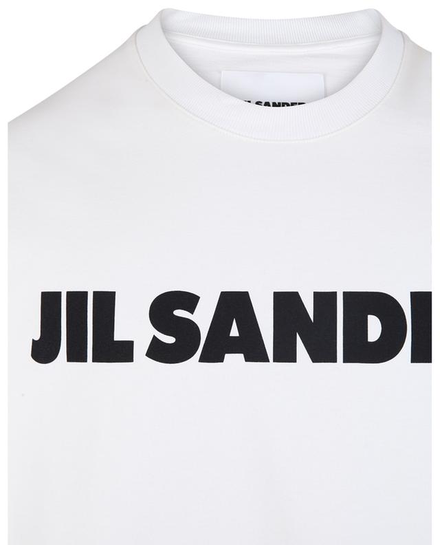 T-shirt épais oversize à manches longues imprimé logo JIL SANDER