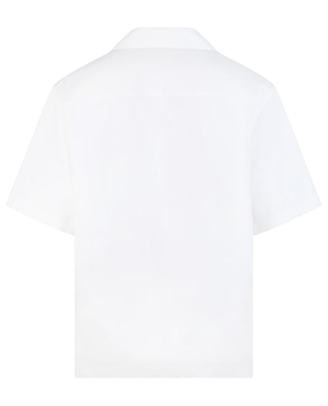 Cotton and linen short-sleeved shorts JIL SANDER