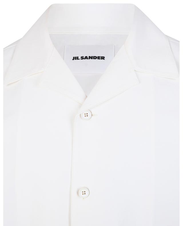 Cotton and linen short-sleeved shorts JIL SANDER