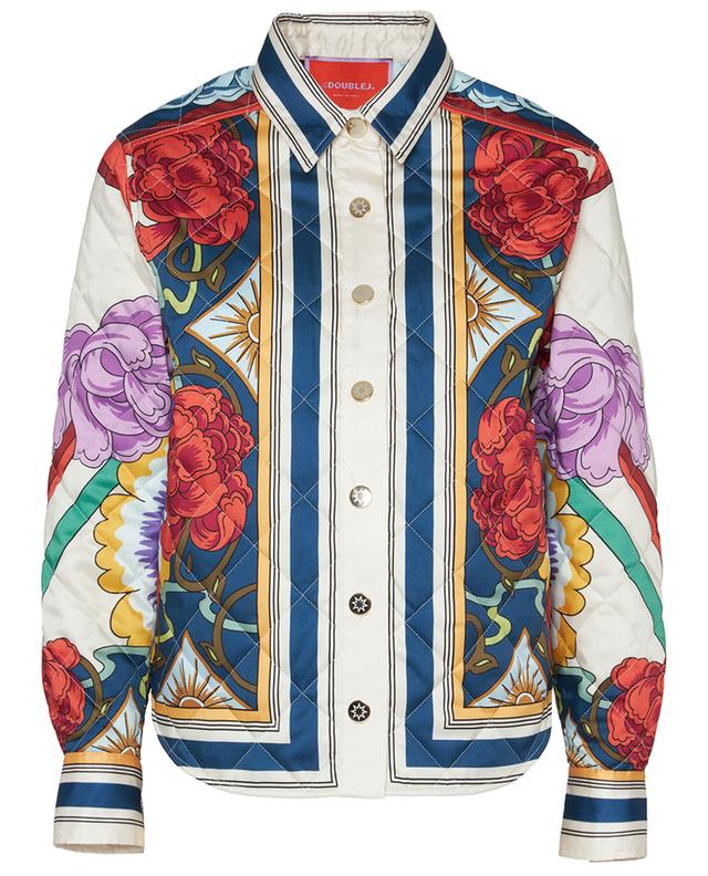 Edie Taormina Placée cropped quilted shirt jacket LA DOUBLEJ