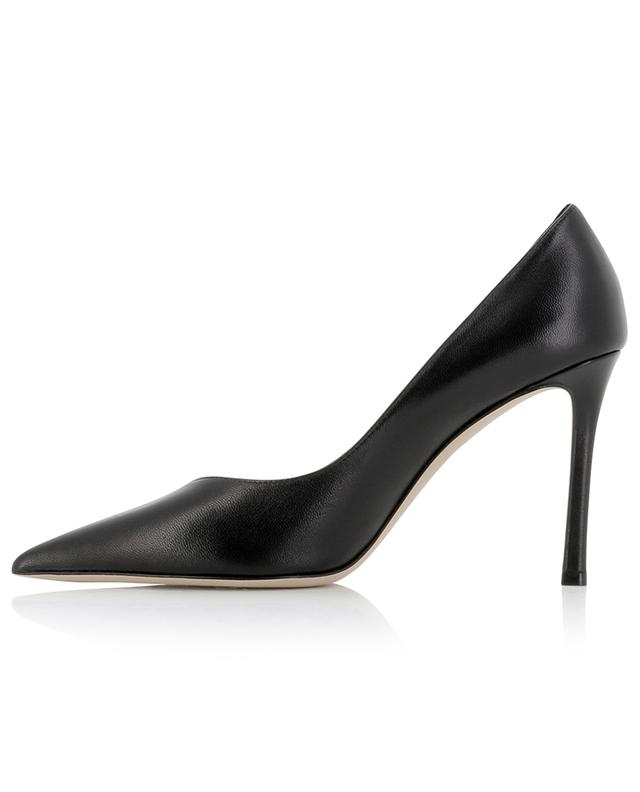 Cass 95 pointy-toe nappa and patent leather pumps JIMMY CHOO