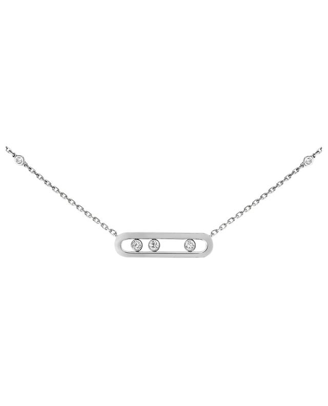 Baby Move white gold and diamond necklace MESSIKA