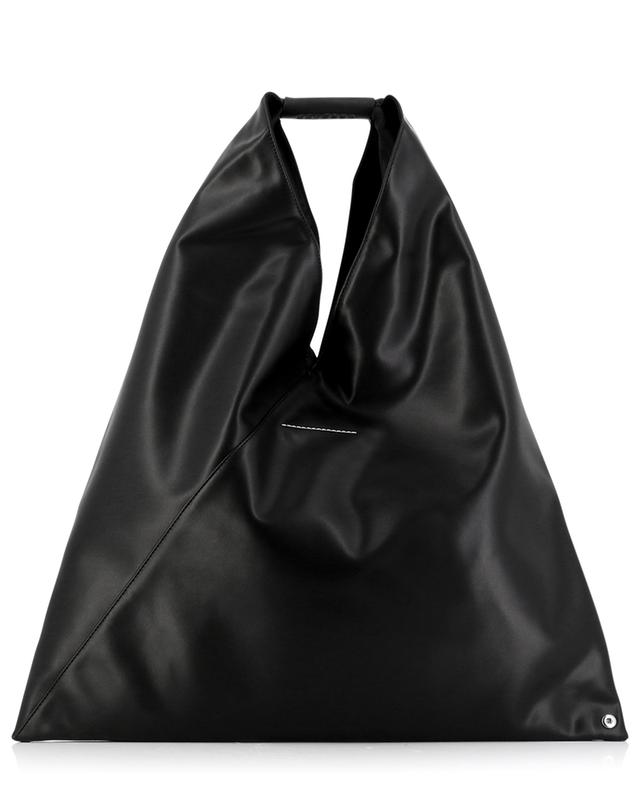 Japanese vegan leather tote bag MM6