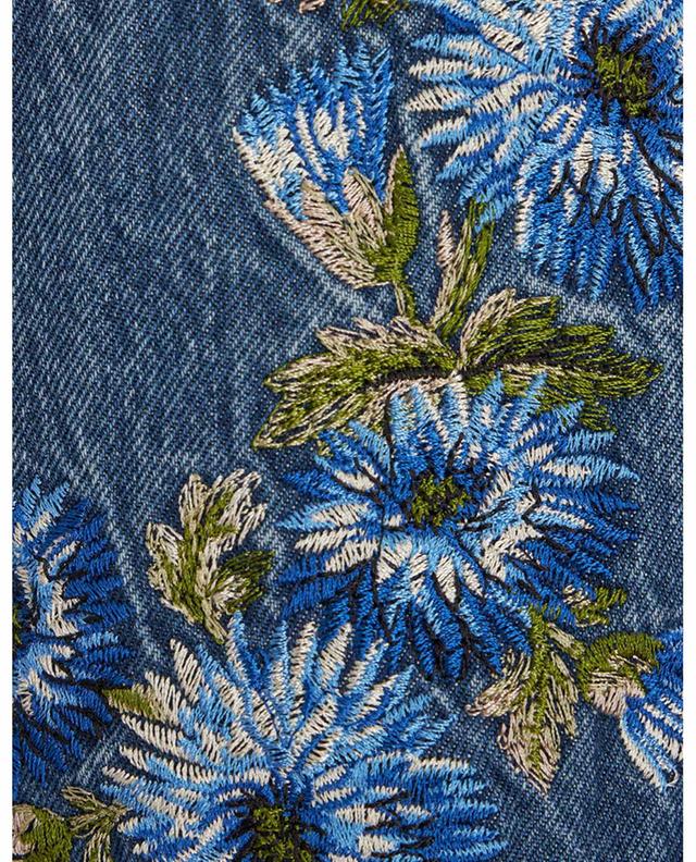 Flower embroidered flared high-rise jeans ETRO